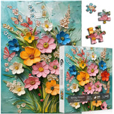 Puzzle Jigsaw 1000 Pièces Fleurs de Printemps Danse